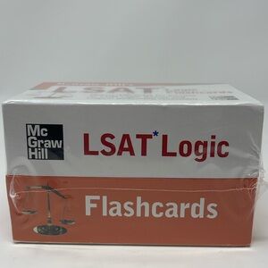 MCGRAW HILL: LSAT Logic Flashcards. Study Cards. Study Guide Exam Law School NEW